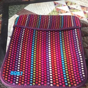 Built Tablet Sleeve with plastic back